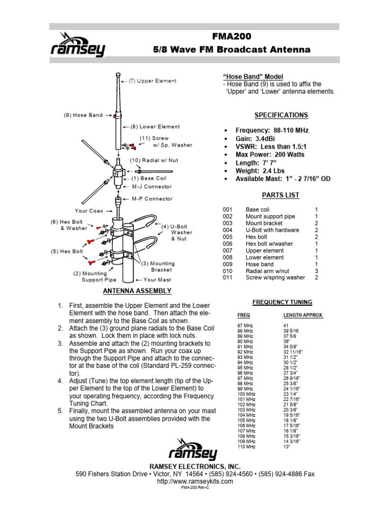 FM Broadcast Antenna Guide | PDF | Antenna (Radio) | Electromagnetic ...