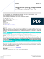 Rahmillah, Tariq, King Et Al. (2023) Evaluating - . - Apps - . - To Reducce Mobile Phone Use