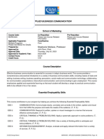 MARK 4005 Course Outline