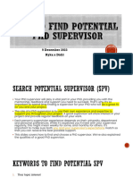 2nd Class - Find PHD Supervisor (Batch September 2023)