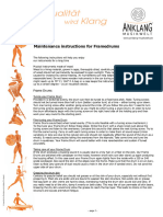 Framedrums Maintenance Instructions