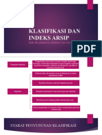 Materi Klasifikasi Dan Indeks Arsip