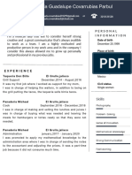 Curriculum Vitae Maria Guadalupe Covarrubias Parbul.