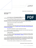 DFE 20341437769 Datos Biométricos. Registración