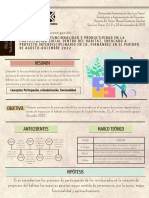 Ejemplo de Cartel de Protocolo de Investigación