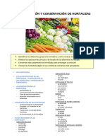 Preelaboración y Conservación de Hortalizas