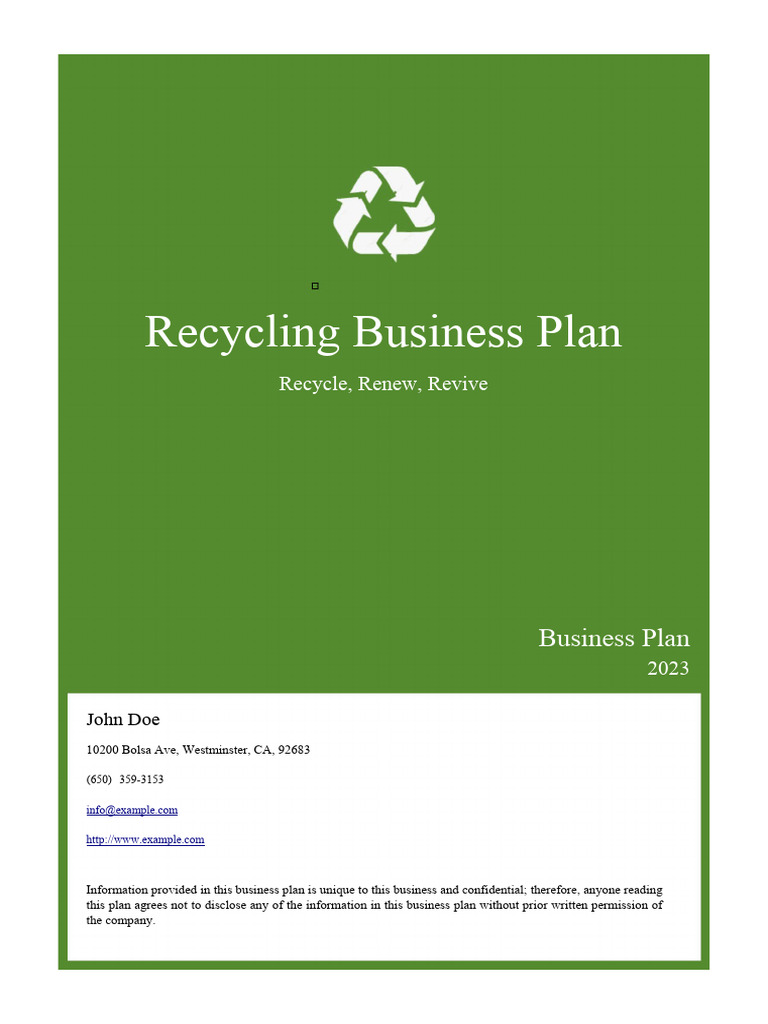 Making A Business Case For Patio Waste Recycling
