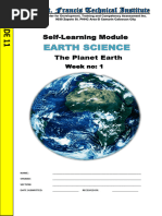 Week 1 - Earth Science