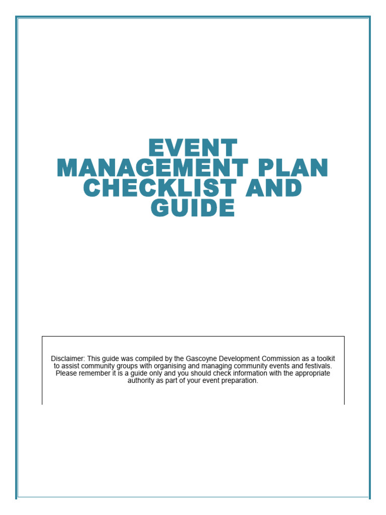 Community Event Management Toolkit | PDF | Emergency | Ambulance