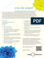 Flores de Papel Instructions