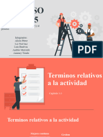 Terminos Relativos Al Proceso - Actividad