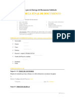 Formato para La Entrega Del Documento Solicitado