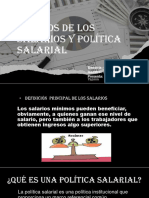 Efectos de Los Salarios y Politica Salarial
