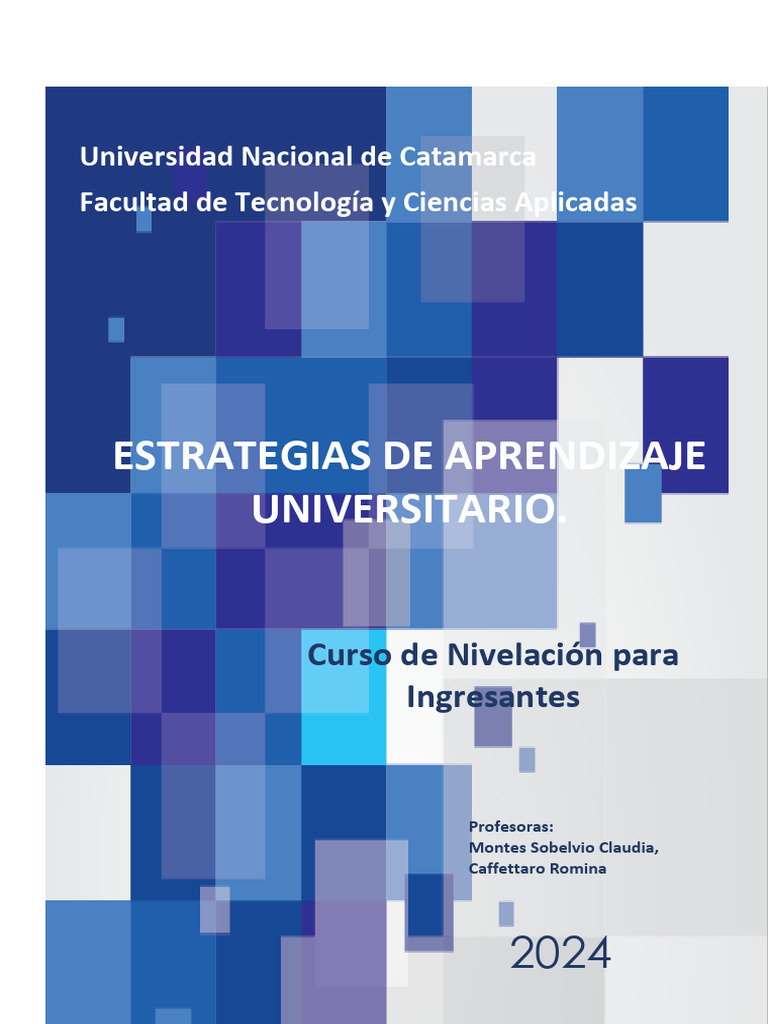 Estrategias de Aprendizaje Universitario | PDF | Aprendizaje ...