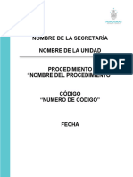 Plantilla para Documentar Los Procedimientos Individuales