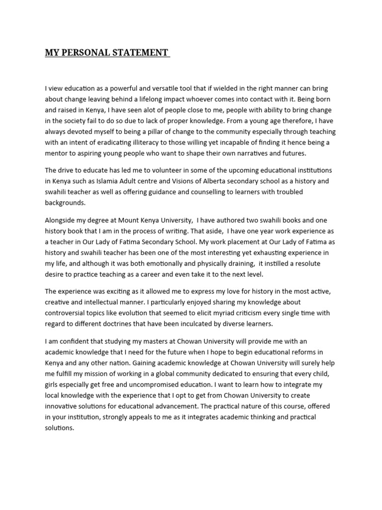 personal-statement-c-u-pdf-experience-teachers