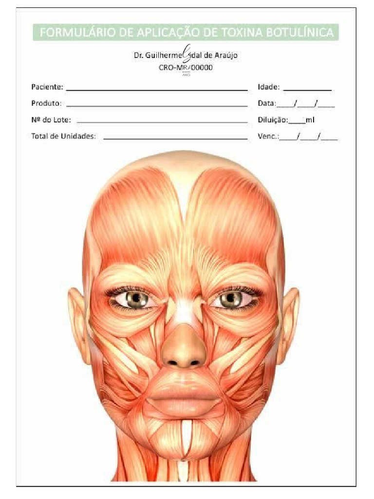 Formulario botox pdf