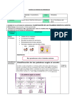 Sesion de Aprendizaje de Sinonimos y Antonimos