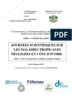 APPEL - Journées Scientifique Des Maladies Tropicales Negligées-Janvier 2022