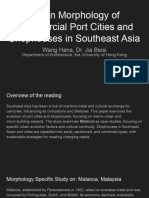 Urban Morphology of Commercial Port Cities and Shophouses in Southeast Asia