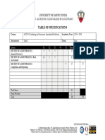 Table-of-Specification ACC-5118 Q1 SEP2023