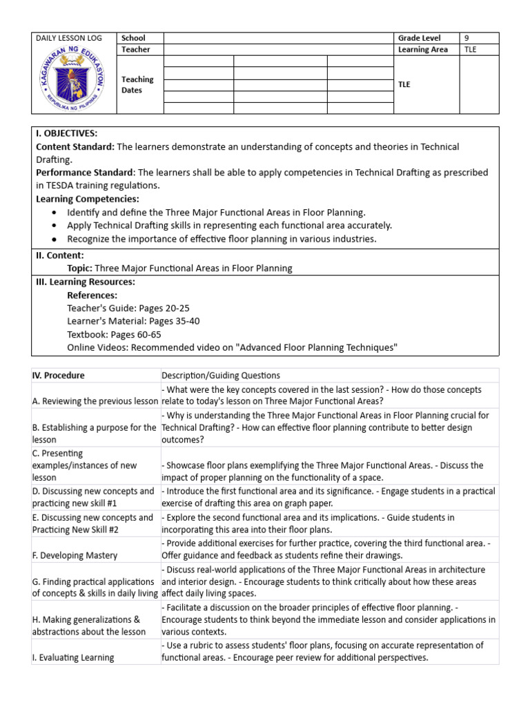 Technical Drafting: Floor Planning Essentials | PDF | Learning ...