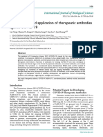 2021 - Development and Application of Therapeutic Antibodies Against COVID-19