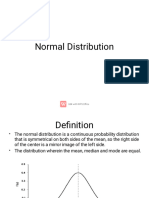 Normal Distribution Lecture