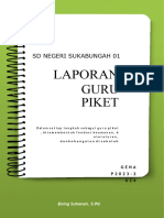 Laporan Guru Piket (Bukti Dukung PMM)