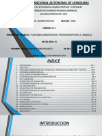 Tarea 2, Funciones Aministrativas, Presentacion Video 1 Unidad