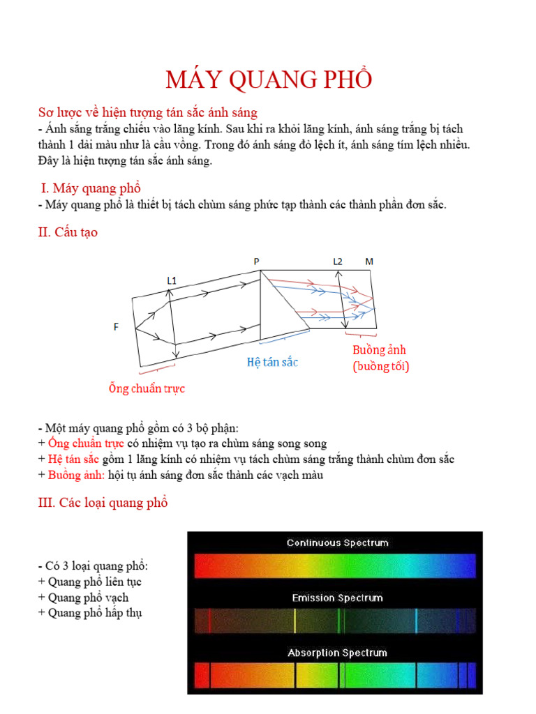 Máy Quang Phổ | PDF
