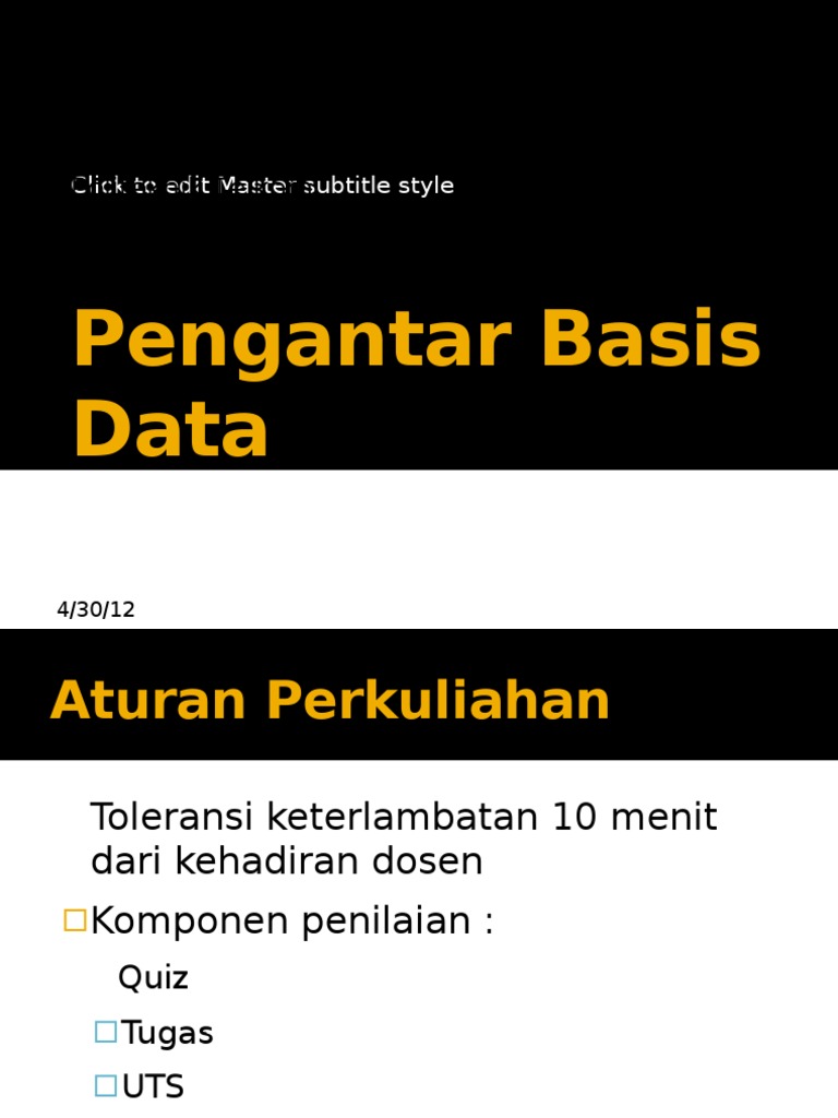 Pengantar Basis Data Dan Konsep Database Pdf Databases