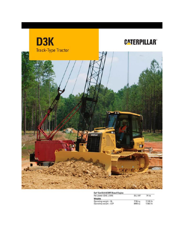 Caterpillar D3K | PDF