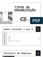 Tipos de Organização