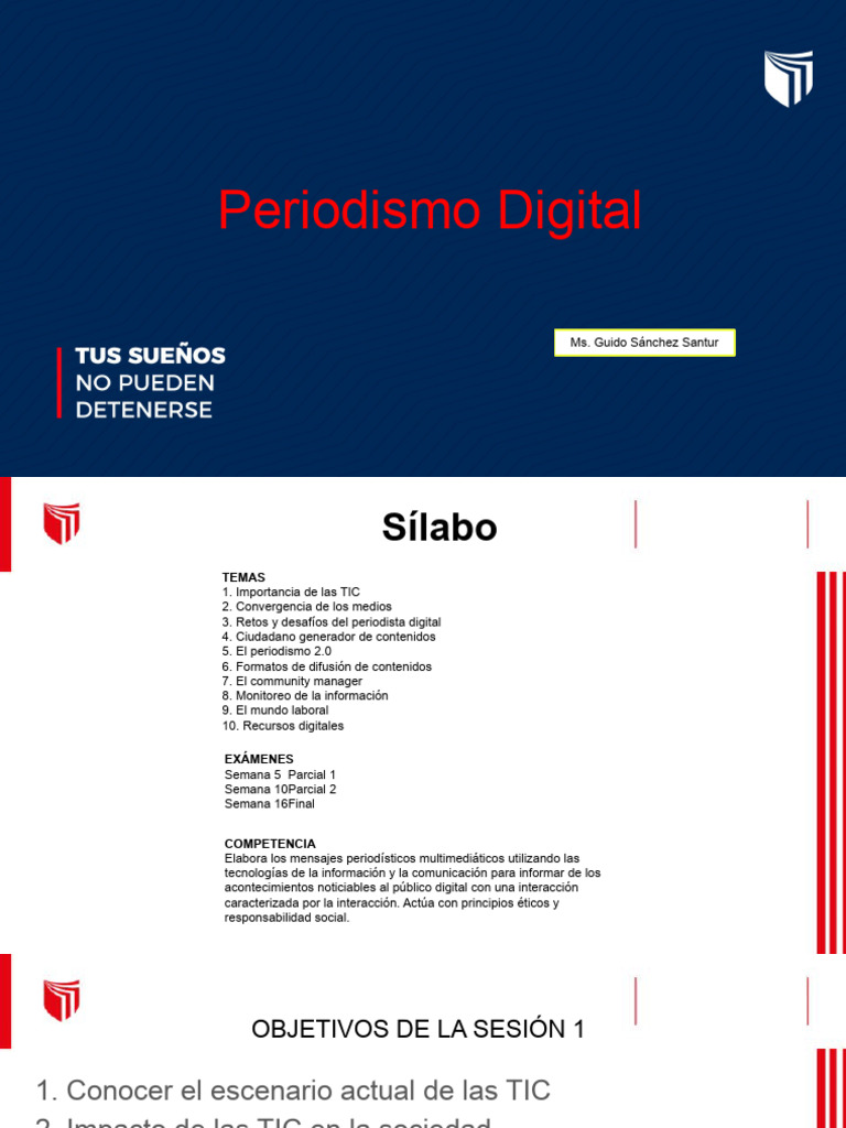 Sesión 01 Las Tics | PDF | Tecnología de información y comunicaciones