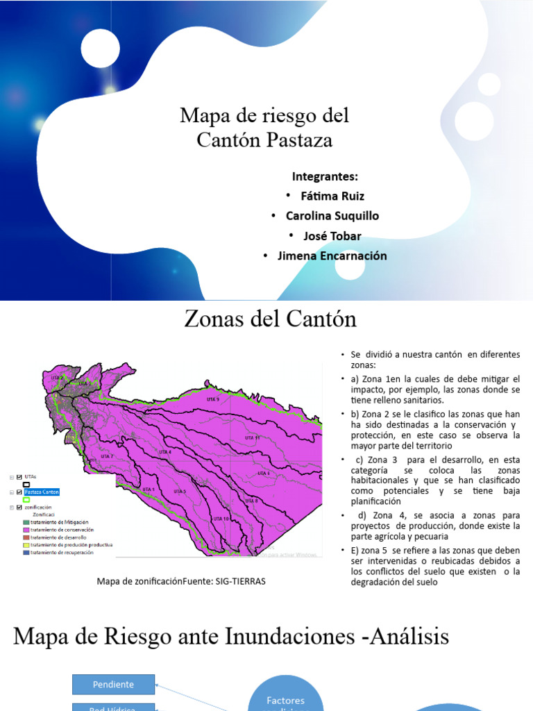 Mapa de Riesgo | Descargar gratis PDF | Inundar | Naturaleza