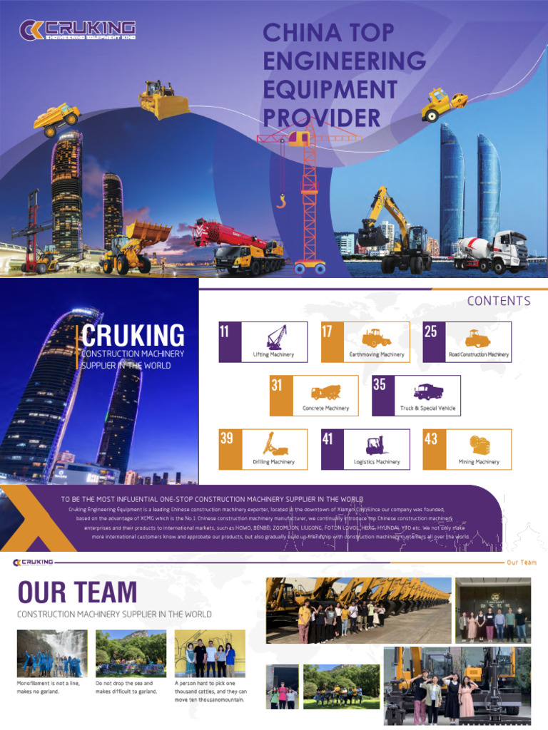 Cruking: Global Construction Machinery | PDF | Crane (Machine) | Loader ...