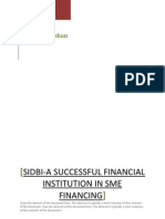 Sidbi-A Successful Financial Institution in Sme Financing: Manasvi Mohan
