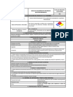 Hoja de Seguridad de Residuos Biocontaminados