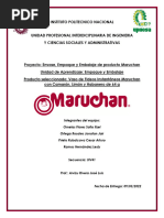 Ejemplo de Primer Trabajo de Aplicación Sopa Maruchan.