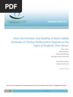 Does The Precision and Stability of Value