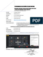 Reporte de Desarrollo de Sesión de Clase Virtual