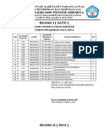 Jadwal Peserta Ujian Utama