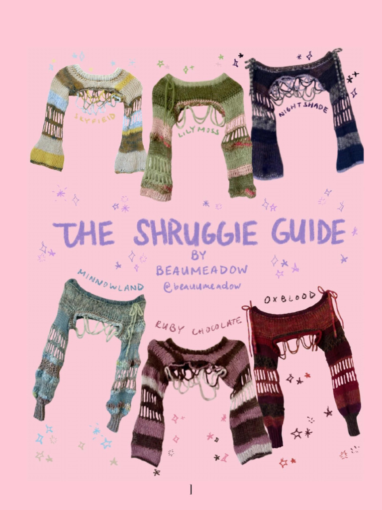 The Ultimate Shruggie Guide | PDF | Knitting | Crochet