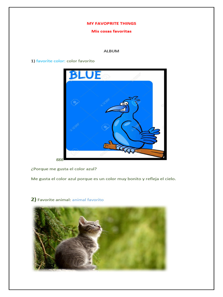 My Favoprite Things | PDF