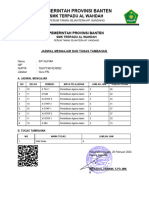 Jadwal Semester Genap