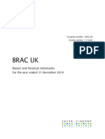Brac Uk: Report and Financial Statements For The Year Ended 31 December 2019