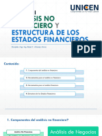 UNIDAD II - Analisis No Financiero y Estructura de Estados Financieros