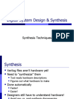 Digital System Design & Synthesis