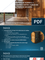 Comparativo de Normas y Recomendaciones Contra Fuego en Estructura de Madera